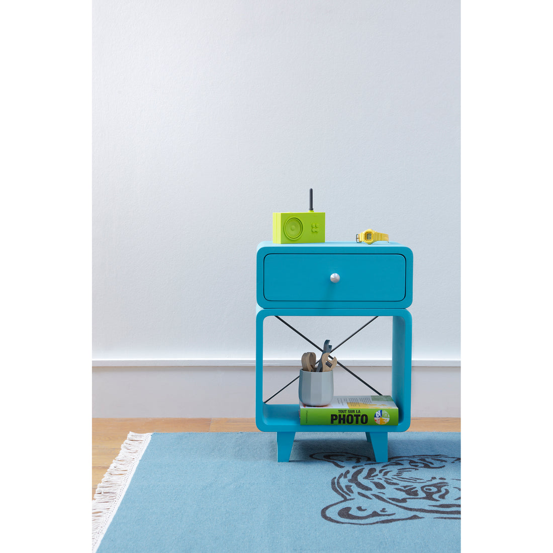 Laurette Chevet Zzz Bedside Table Rose (Pre-Order; Est. Delivery in 3-4 Months)