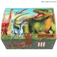 Depesche Dino World Treasure Chest with Code, Sound and Light