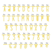 A Little Lovely Company Letter Banner - Gold