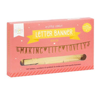 A Little Lovely Company Letter Banner - Gold