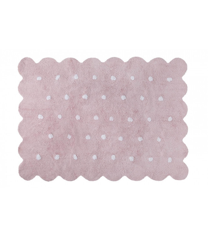 Lorena Canals Galleta Pink Washable Cotton Rug (Pre-Order; Est. Delivery in 4-8 Weeks)