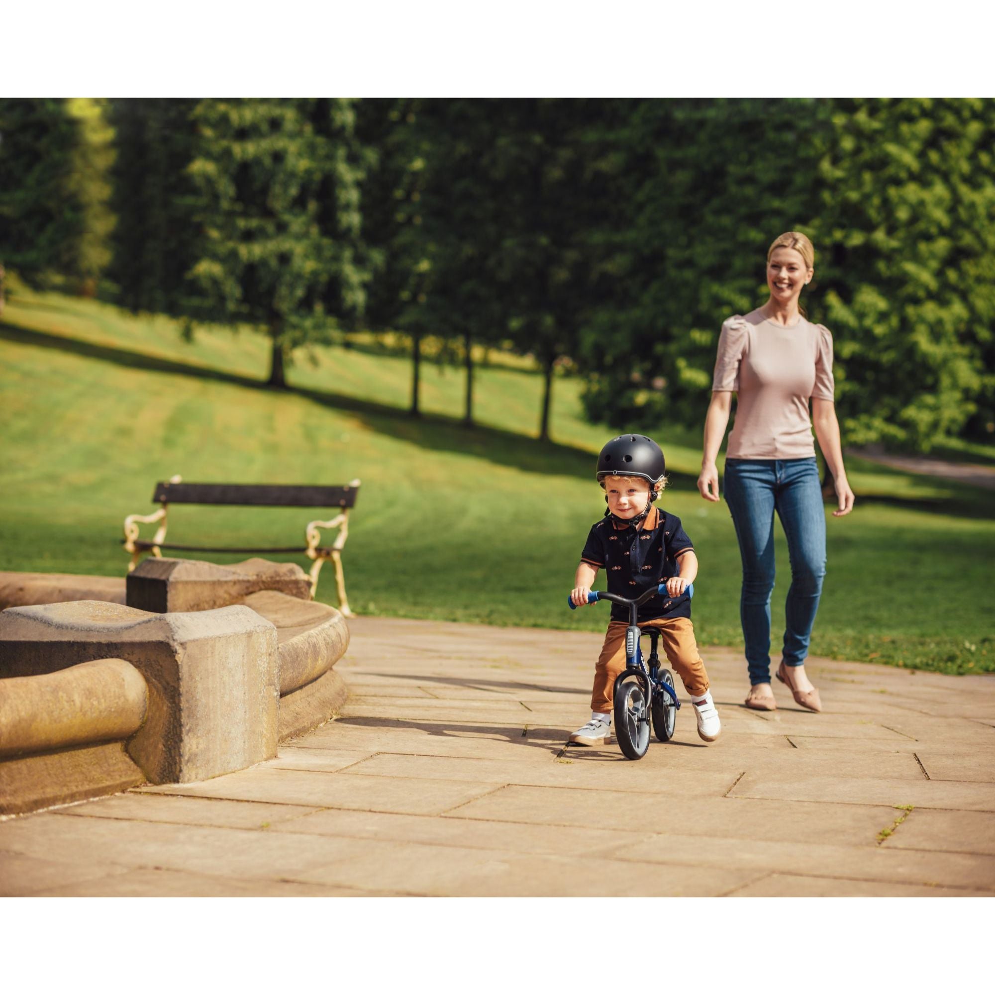 Globber Go Bike Balance Bike - Black / Lime Green (2 - 5Y) (Online Exclusive)