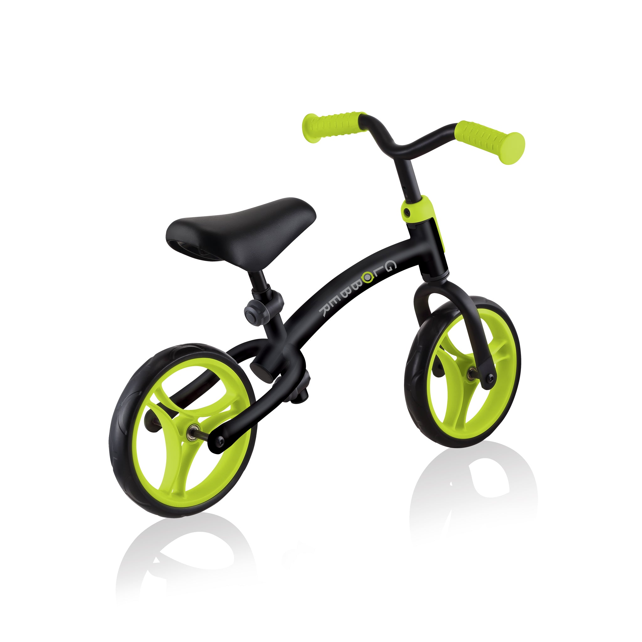 Globber Go Bike Balance Bike - Black / Lime Green (2 - 5Y) (Online Exclusive)