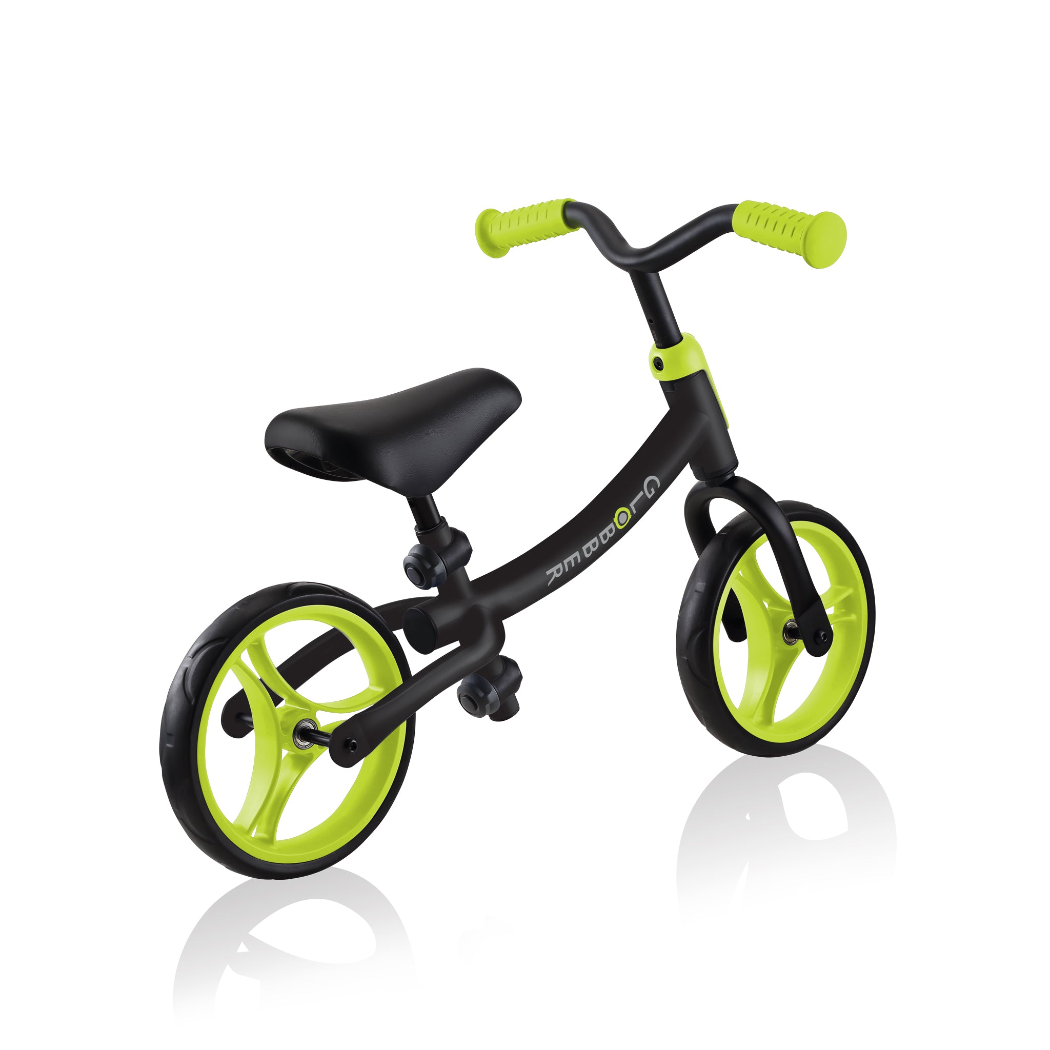 Globber Go Bike Balance Bike - Black / Lime Green (2 - 5Y) (Online Exclusive)