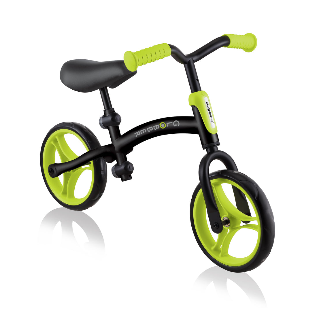 Globber Go Bike Balance Bike - Black / Lime Green (2 - 5Y) (Online Exclusive)