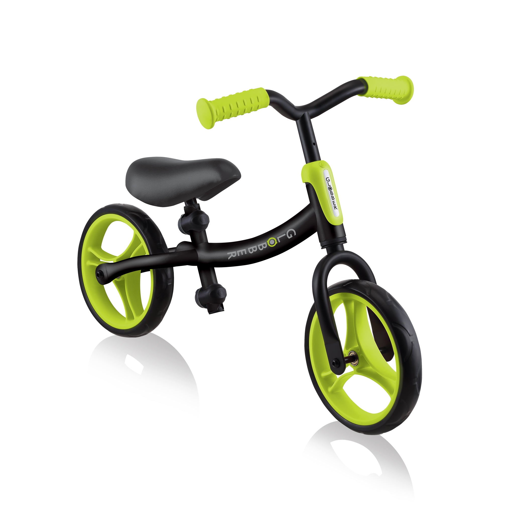 Globber Go Bike Balance Bike - Black / Lime Green (2 - 5Y) (Online Exclusive)