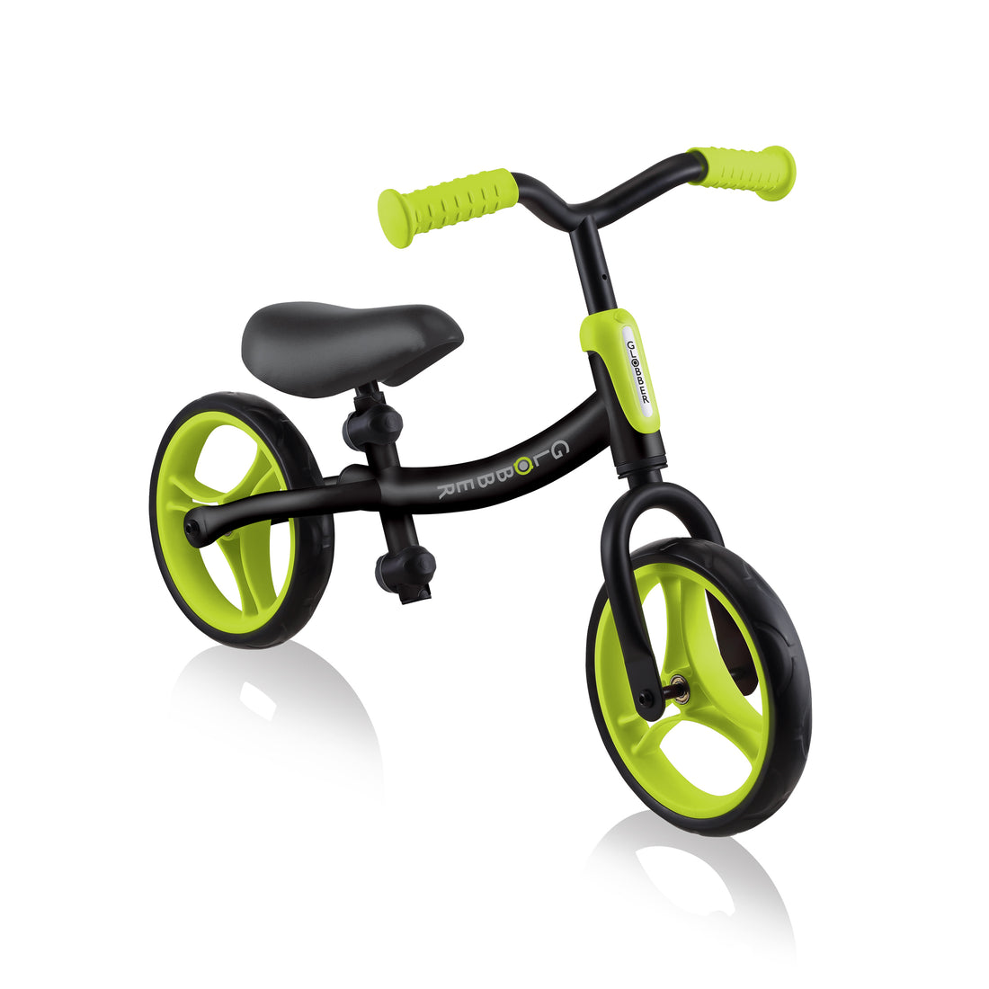Globber Go Bike Balance Bike - Black / Lime Green (2 - 5Y) (Online Exclusive)