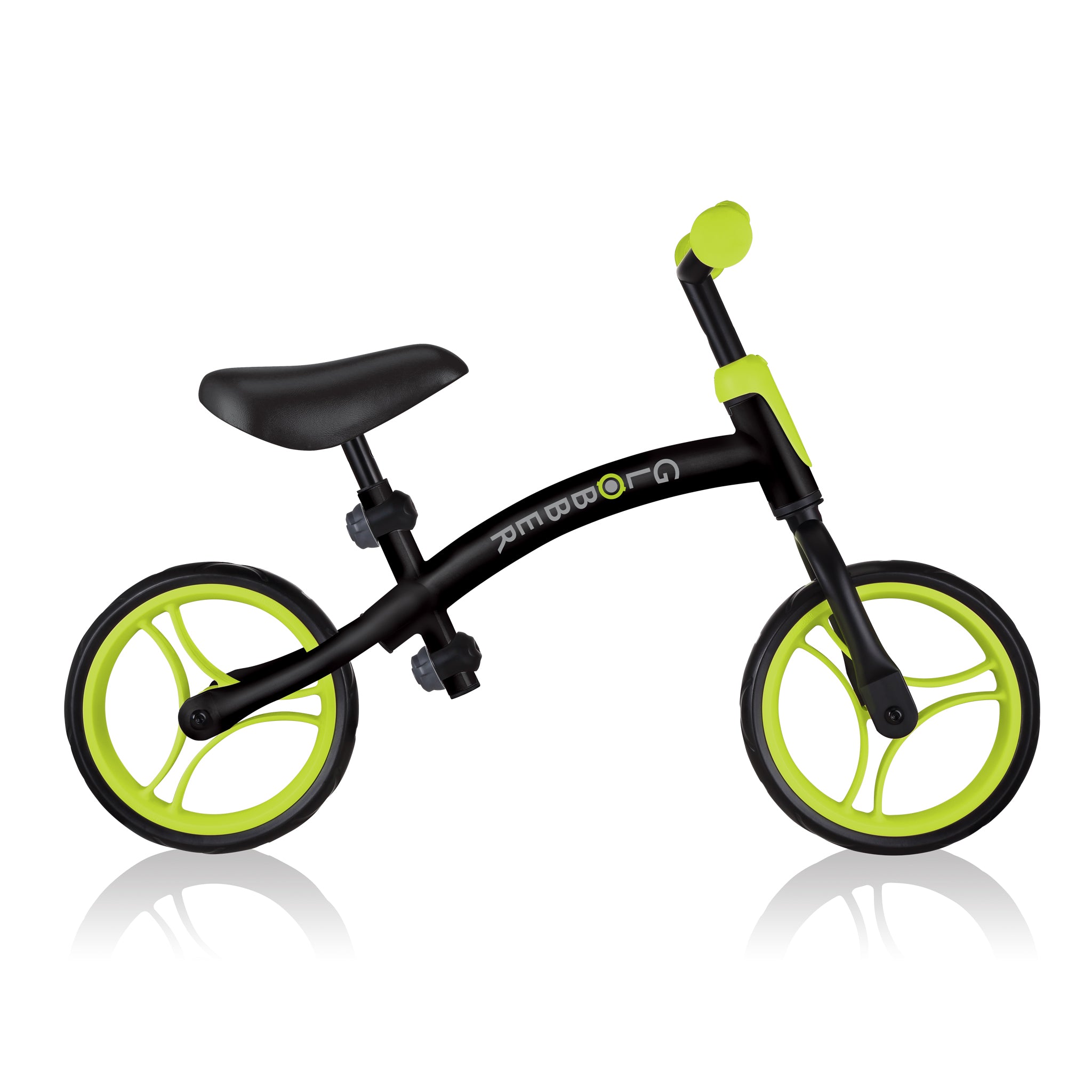 Globber Go Bike Balance Bike - Black / Lime Green (2 - 5Y) (Online Exclusive)