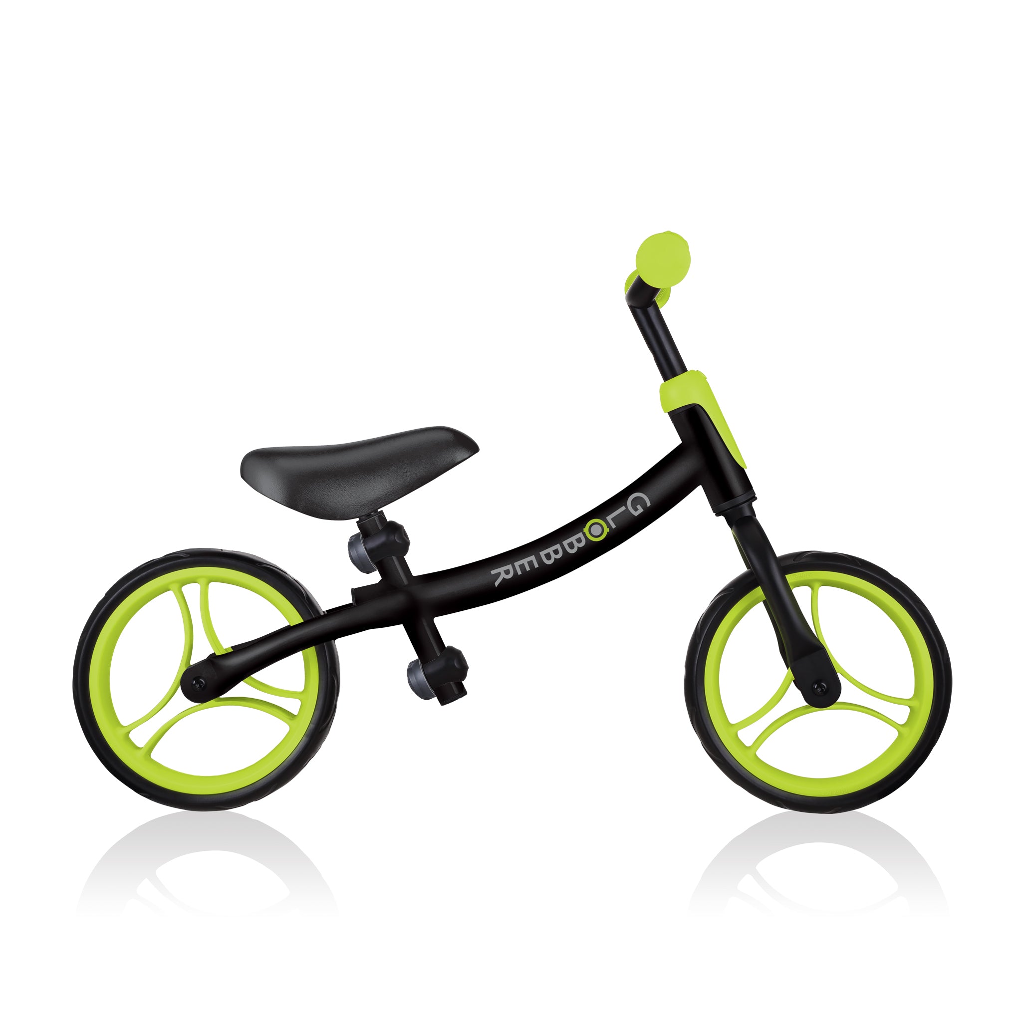 Globber Go Bike Balance Bike - Black / Lime Green (2 - 5Y) (Online Exclusive)