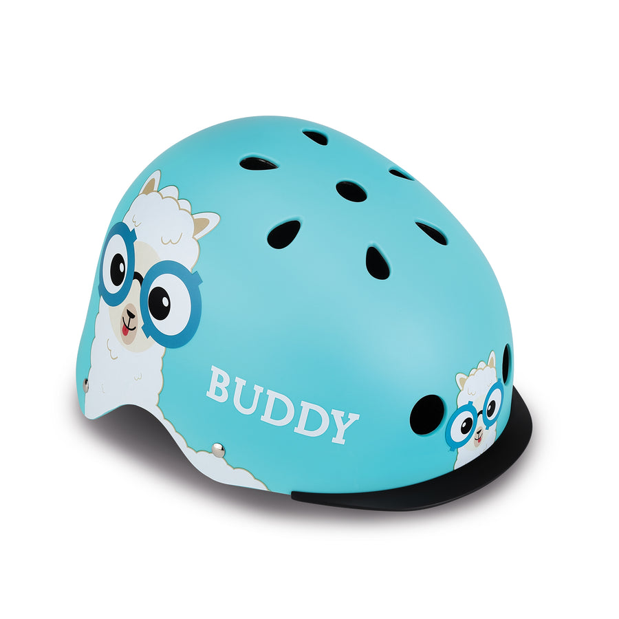 Globber Helmet Elite Lights XS-S (48-53cm) - Sky Blue Buddy