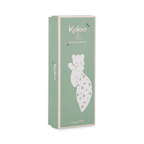 Kaloo Doudou BEAR CARRÉ DOUCEUR LEAVES OF LOVE