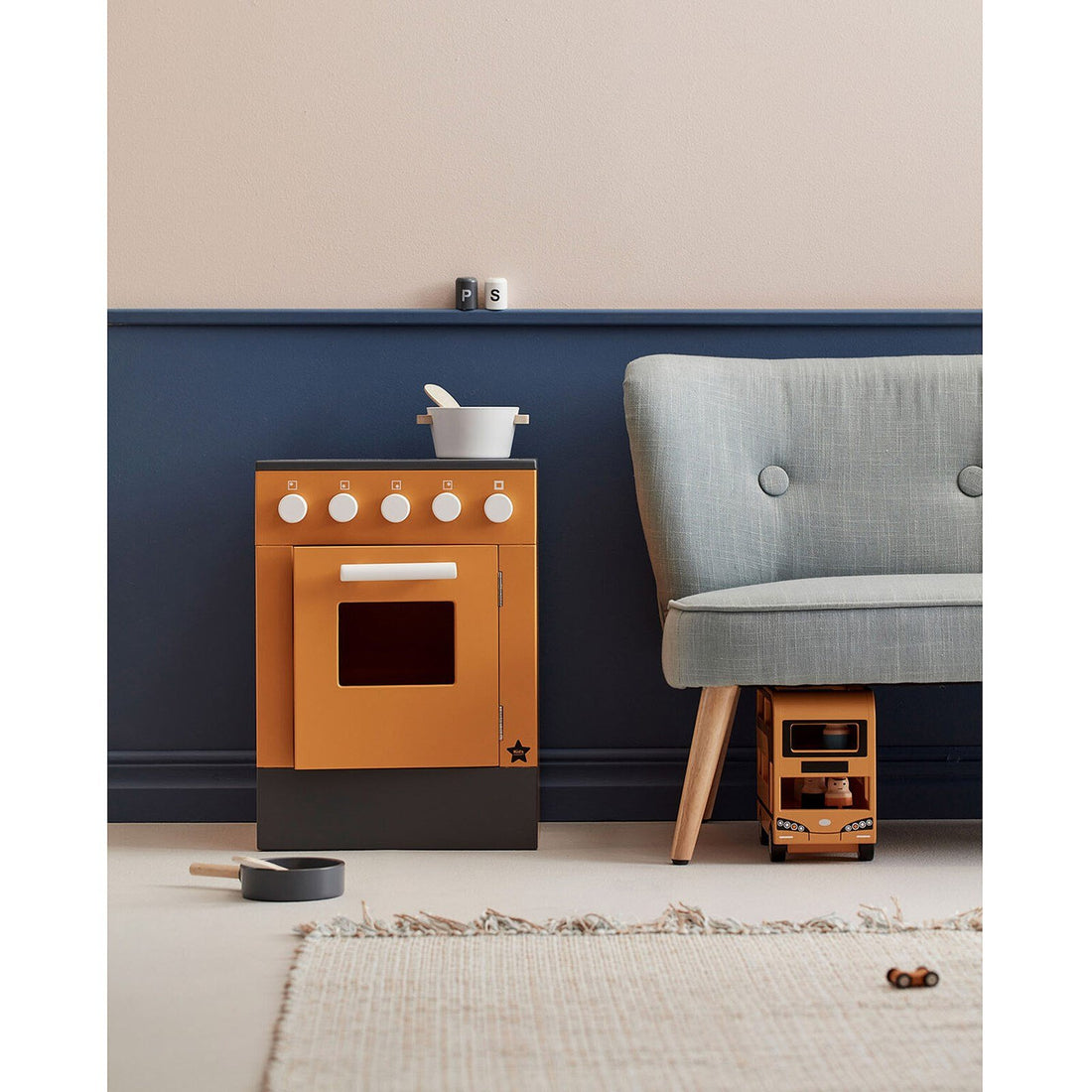 Kid's Concept Sofa Light Blue 92x56x60cm