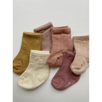 konge-sløjd-6-pack-pointelle-socks-sahara-shades- (2)