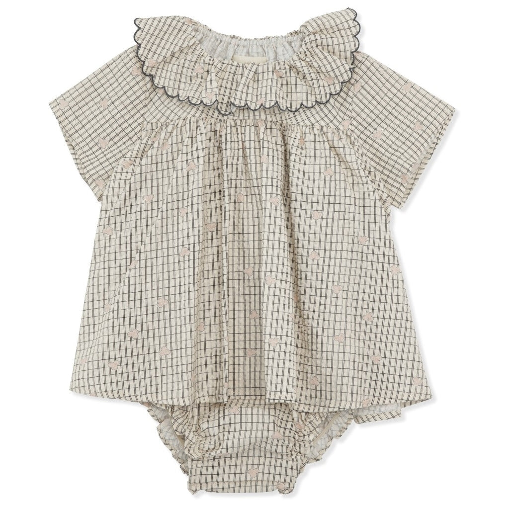 konges-sløjd-bitsy-romper-three-leaf-check-kong-s22ks2850-tlc-6m-