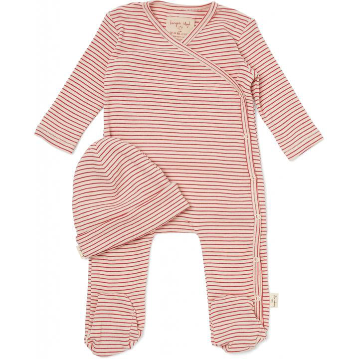 konges-sløjd-dio-onesie-with-beanie-red-stripe-1