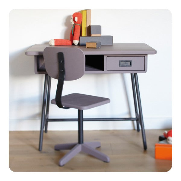 Laurette Bureau La Classe Desk and Chair Grey (Pre-Order; Est. Delivery in 3-4 Months)