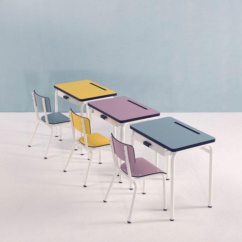 Les Gambettes Regine Child Desk Powdery Pink