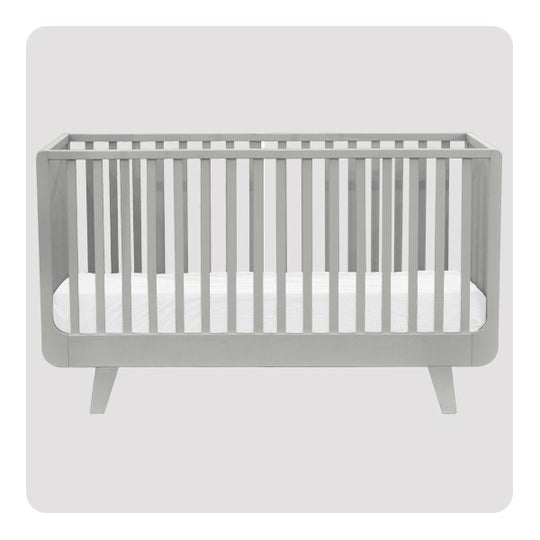 Laurette Lit Joli Môme Crib 70x140cm Grey (Pre-Order; Est. Delivery in 3-4 Months)