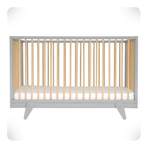 Laurette Lit Petipeton Crib 70x140cm Grey (Pre-Order; Est. Delivery in 3-4 Months)