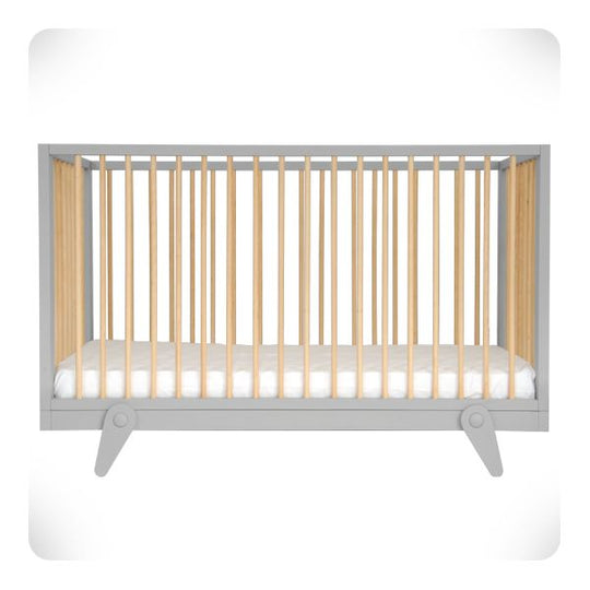 Laurette Lit Petipeton Crib 70x140cm Grey (Pre-Order; Est. Delivery in 3-4 Months)