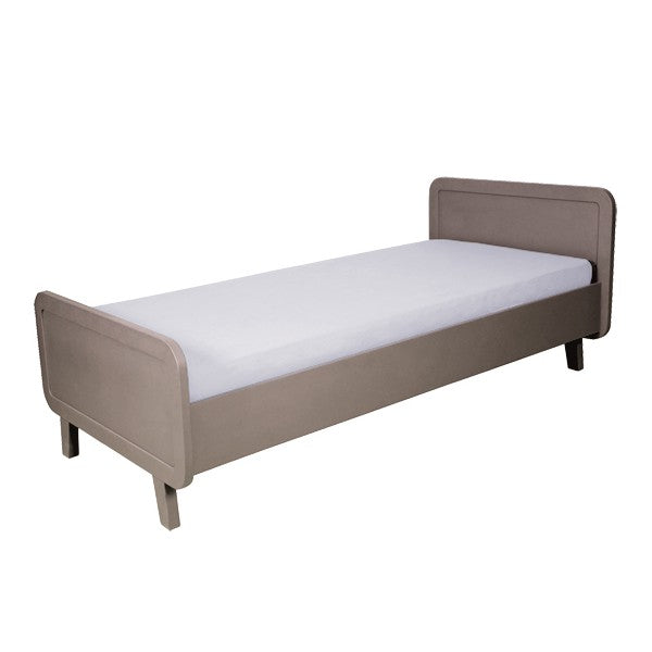 Laurette Lit rond 90 x 200cm Bed Taupe (Pre-Order; Est. Delivery in 3-4 Months)