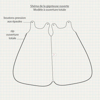 Little Crevette Summer Sleeping Bag Whale Blue