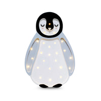 Little Lights Baby Penguin Lamp - Light Grey (Pre-Order; Est. Delivery in 4-8 Weeks)
