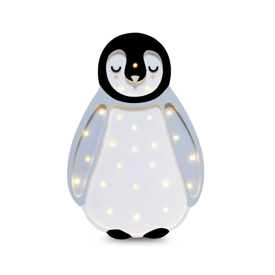 Little Lights Baby Penguin Lamp - Light Grey