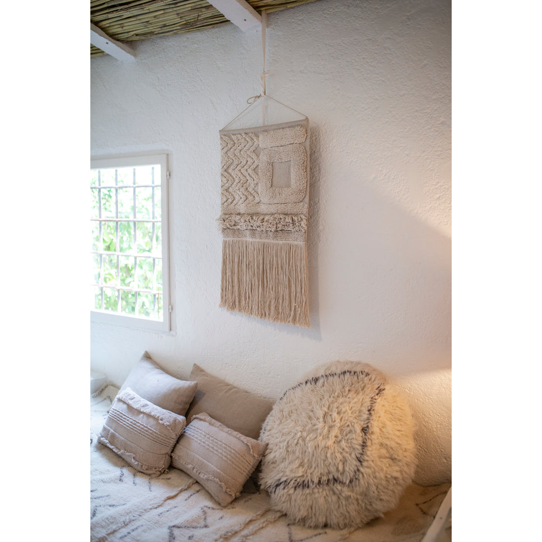 Lorena Canals Bohemian Classics Bereber Soul Woolable Machine Washable Pouffe (Online Exclusive)