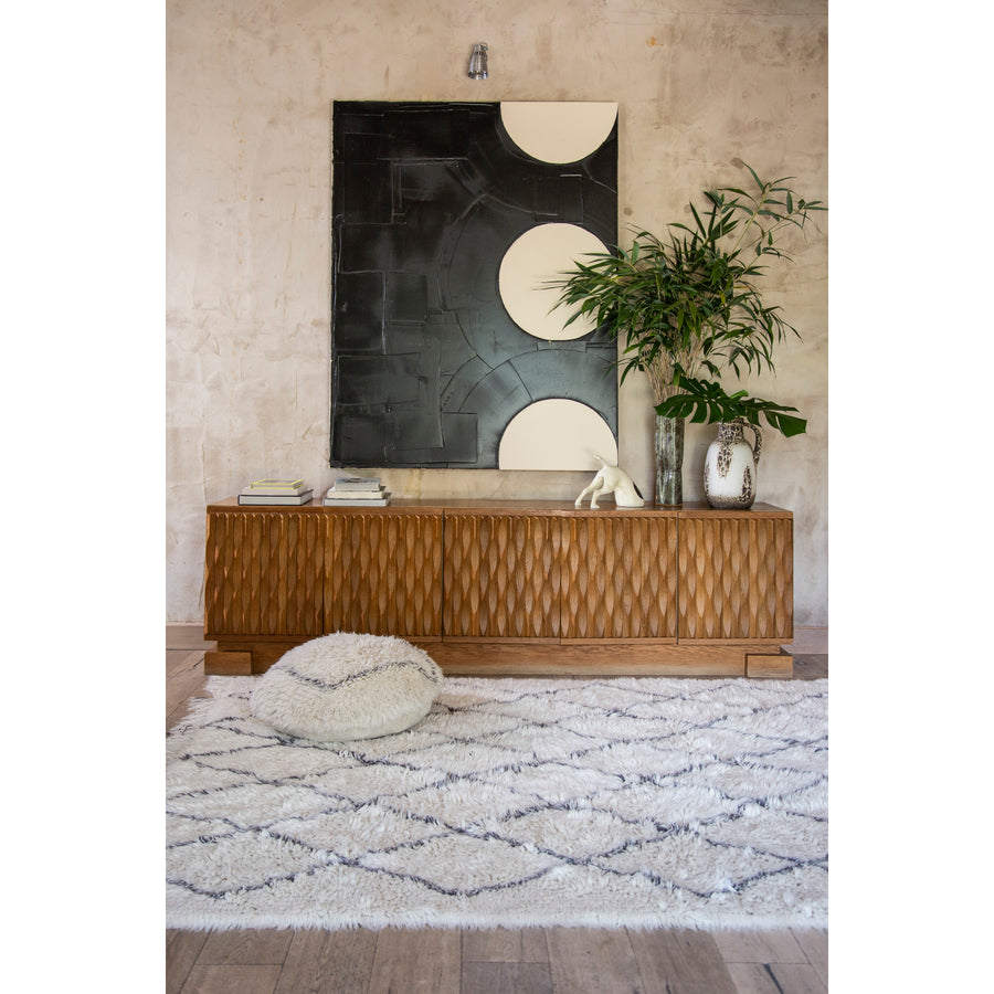 Lorena Canals Bohemian Classics Bereber Soul Woolable Machine Washable Pouffe (Online Exclusive)