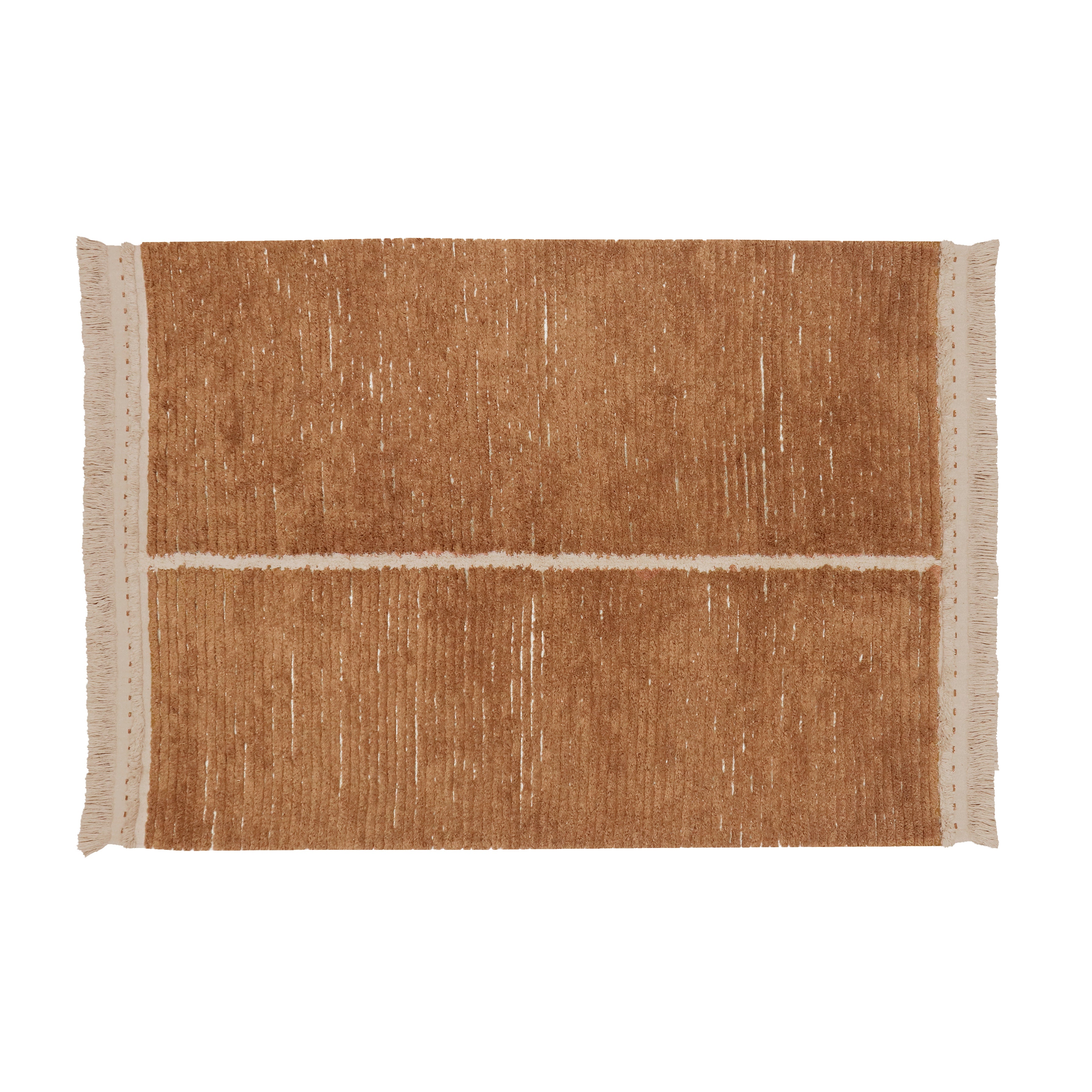 Lorena Canals Reversible Duetto Toffee Machine Washable Cotton Rug (Pre-Order; Est. Delivery in 4-8 Weeks)