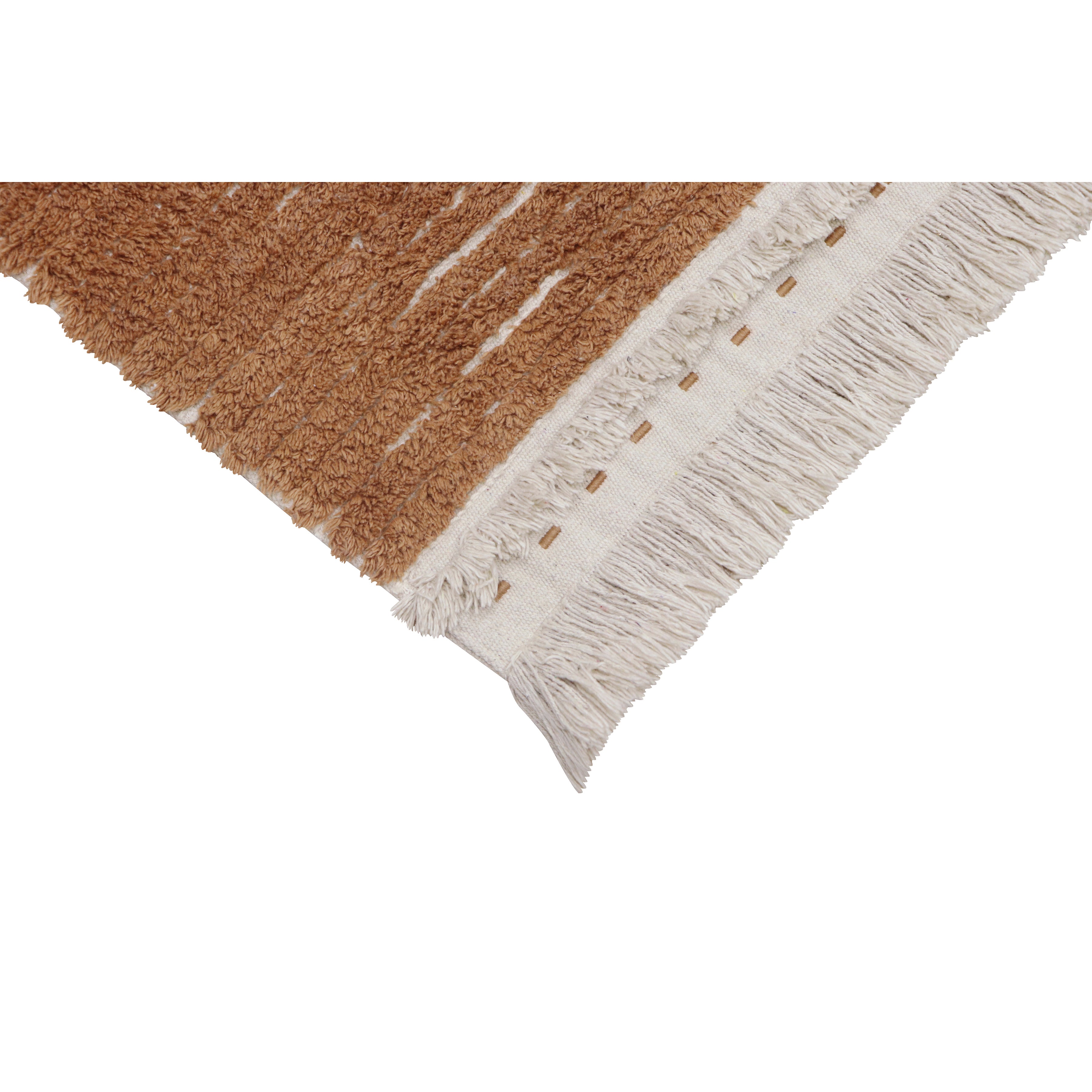 Lorena Canals Reversible Duetto Toffee Machine Washable Cotton Rug (Pre-Order; Est. Delivery in 4-8 Weeks)