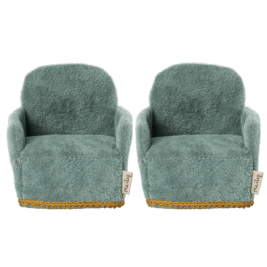 Maileg Chair 2 Pack, Mouse