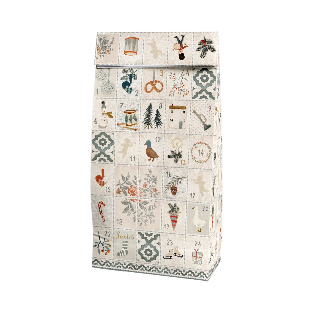 Maileg Gift Bag W. Days of December - Small