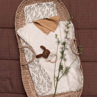 Main Sauvage 3 Pack Muslin Wipes - Airelles / Ecru / Nut