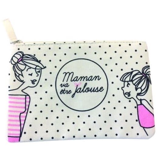 Maman va être Jalouse Makeup Bag