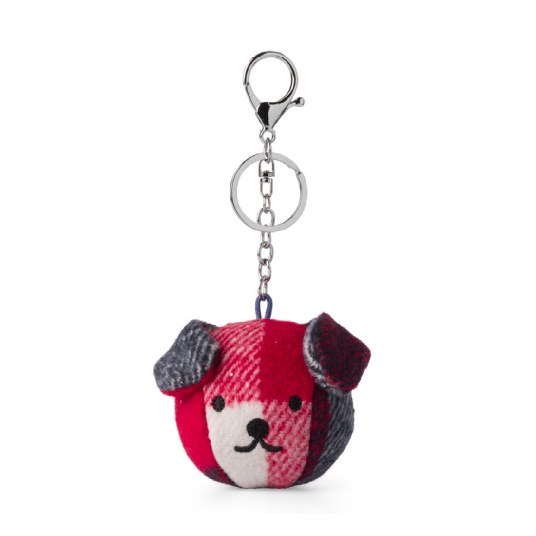Miffy Snuffy Bag Hanger Checkered Red / Blue - 10cm