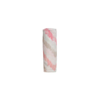 Momeasy Bamboo Swaddling Blanket (Single Pack) - 100x120cm - Pink Chevron