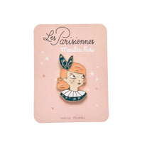 Moulin Roty Les Parisennes Enameled Pin Girl