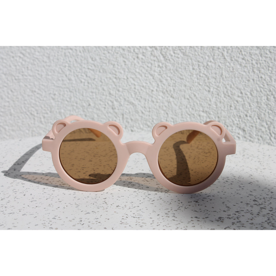 my little sunnies round bear sunglasses soft pink matte myls-roundbear-sp-2