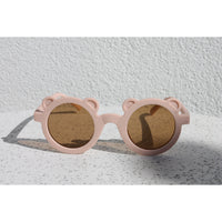 my little sunnies round bear sunglasses soft pink matte myls-roundbear-sp-2