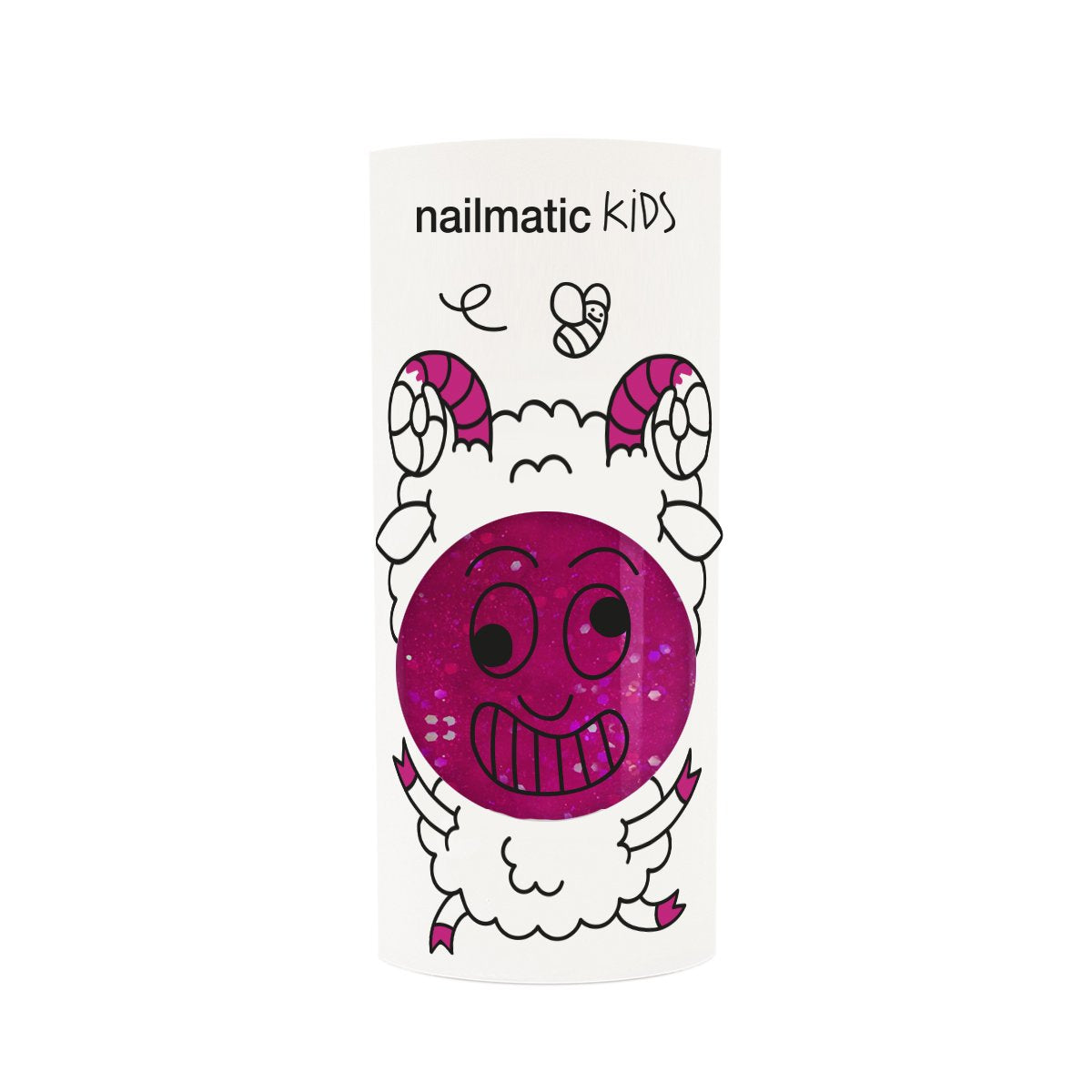 nailmatic-kids-water-based-nailpolish-sheepy-raspberry-glitter- (2)