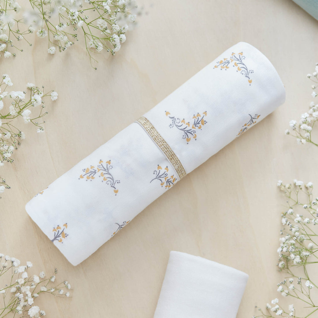 nobodinoz Butterfly Swaddle Flore