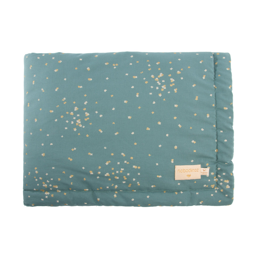 nobodinoz-laponia-blanket-mini-gold-confetti-magic-green-nobo-0111384- (1)