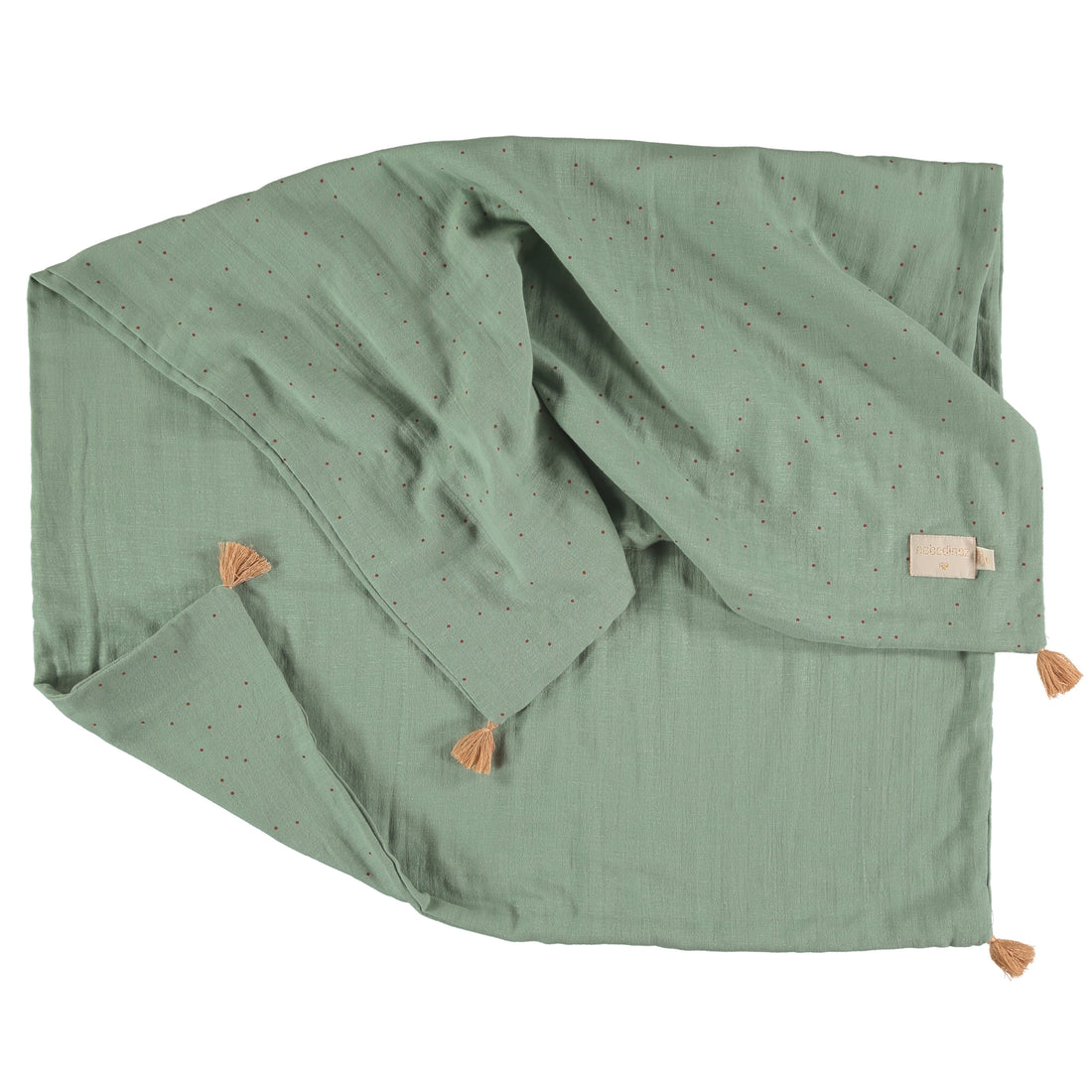 nobodinoz-treasure-summer-blanket-toffee-sweet-dots-eden-green- (3)