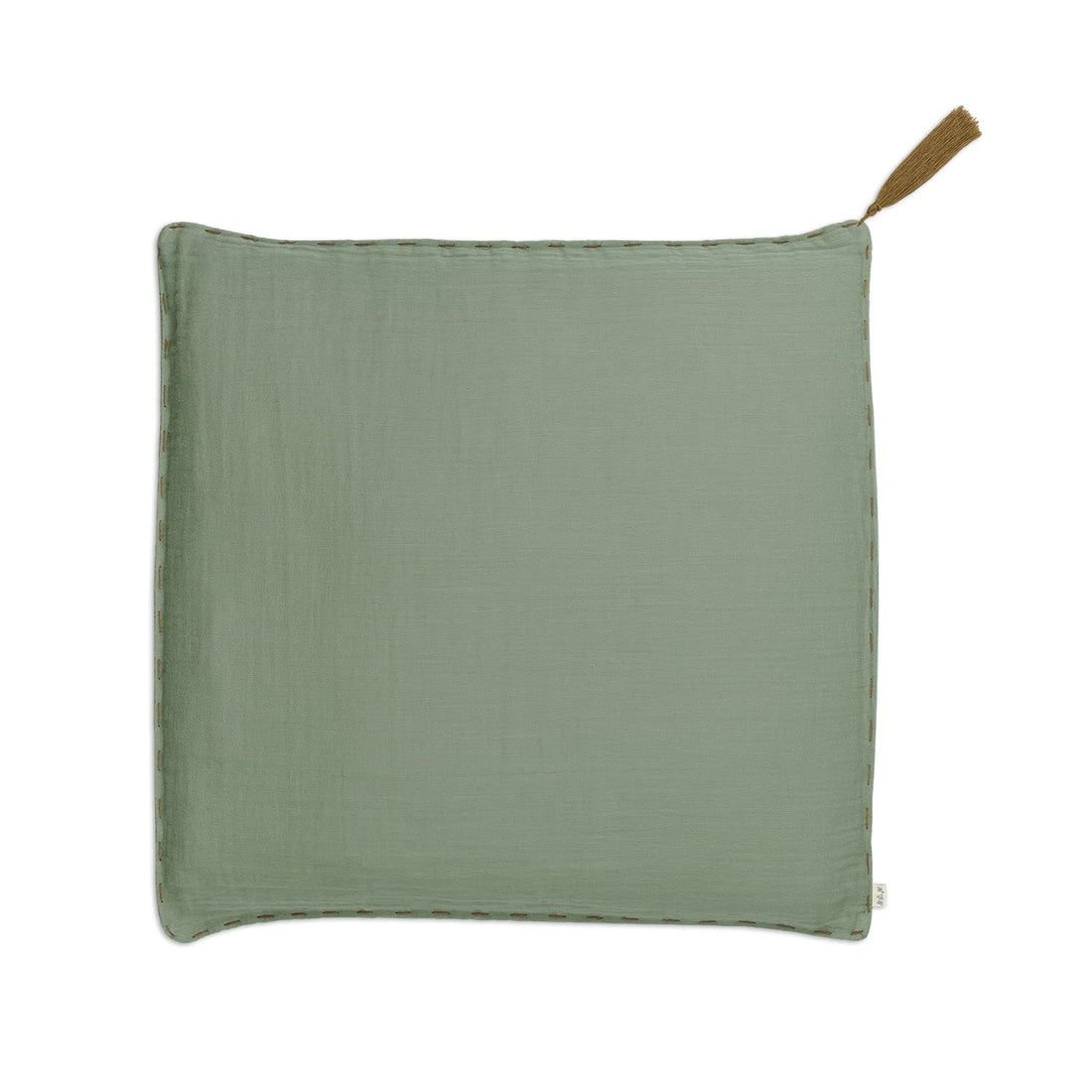 Numero 74 Cushion Cover Plain With Padding Cushion Sage Green