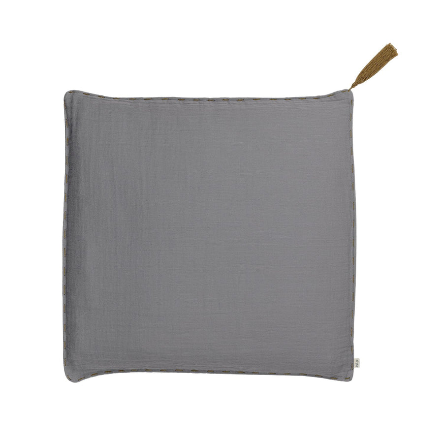 Numero 74 Cushion Cover Plain With Padding Cushion Stone Grey