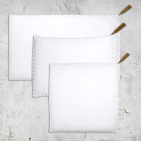 Numero 74 Cushion Cover Plain With Padding Cushion White