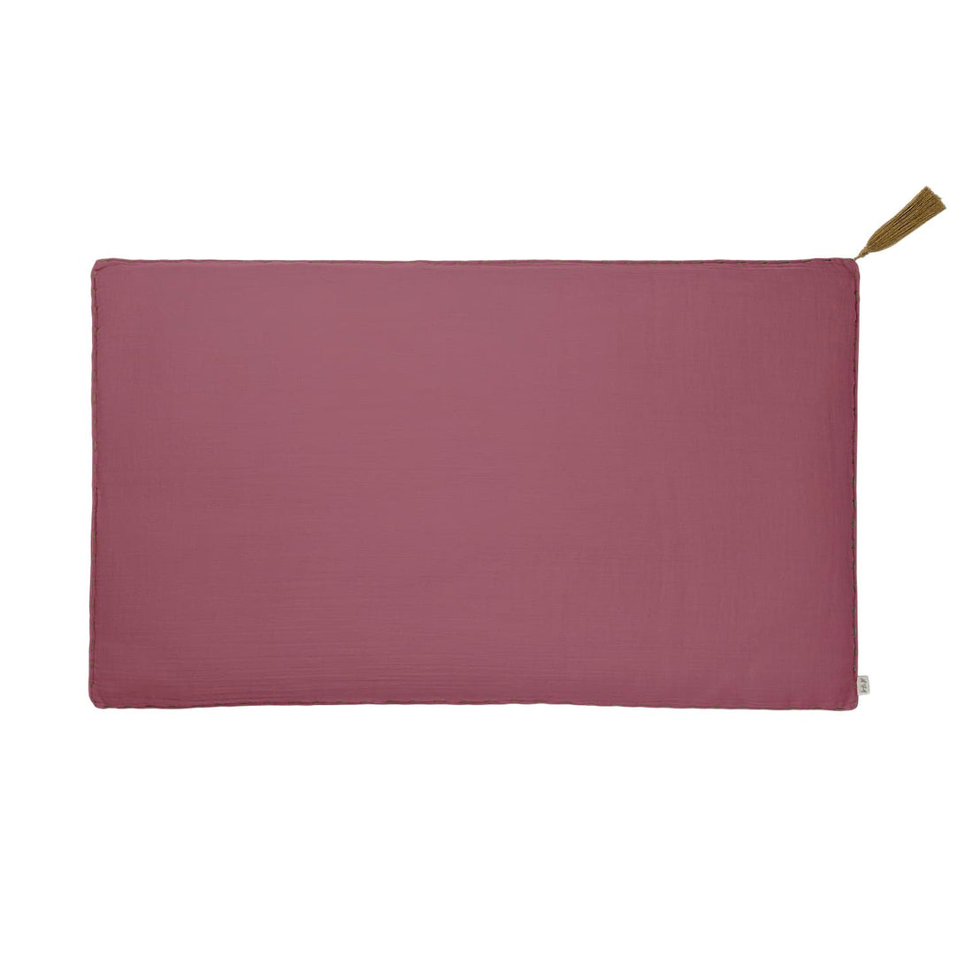 Numero 74 Organic Cotton Cushion Cover Plain Baobab Rose