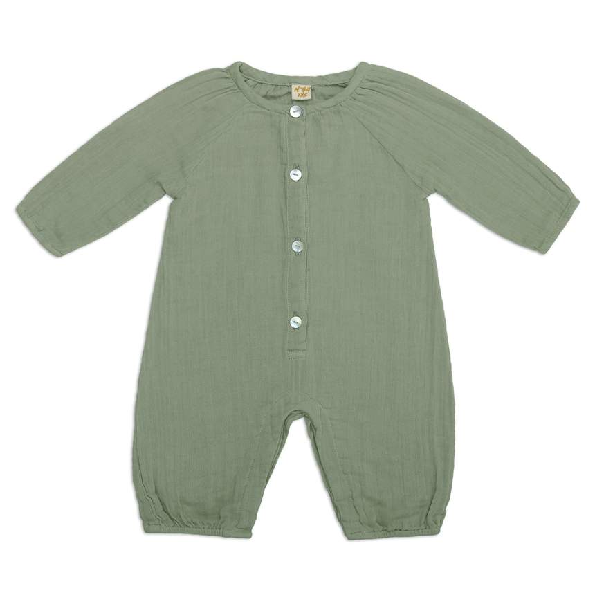 Numero 74 Organic Cotton Leni Jumpsuit Sage Green